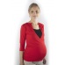 Tričko těhotenské a kojíci s výstřihem