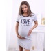 Těhotenská a mateřská noční košile Love