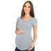Tričko těhotenské a na kojení - krátký rukáv