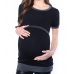 Těhotenské a mateřské tričko se spodním lemem